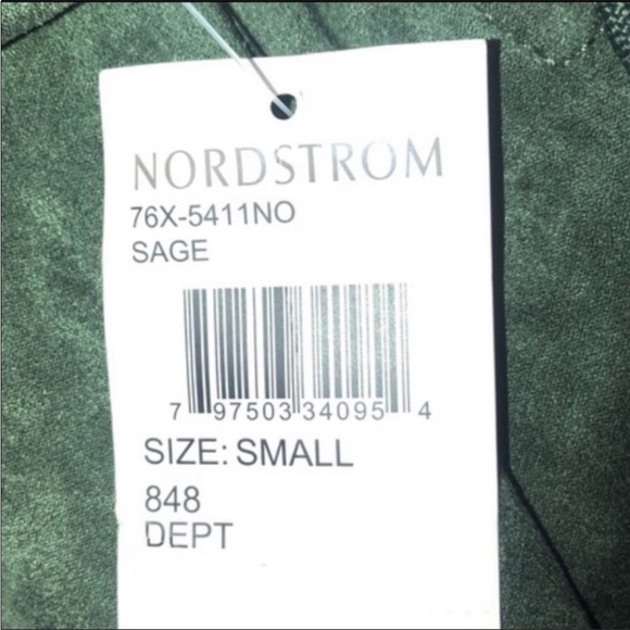 Blank NYC Sage Vegan Suedes Waterfall Lapel Drawstring Front Closure Jacket SzS - Picture 16 of 16